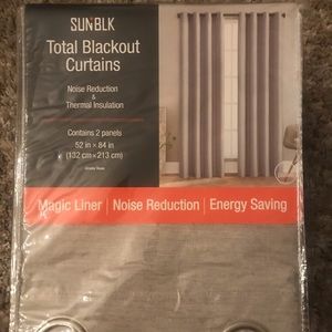 SUNBLK Total Blackout Curtains